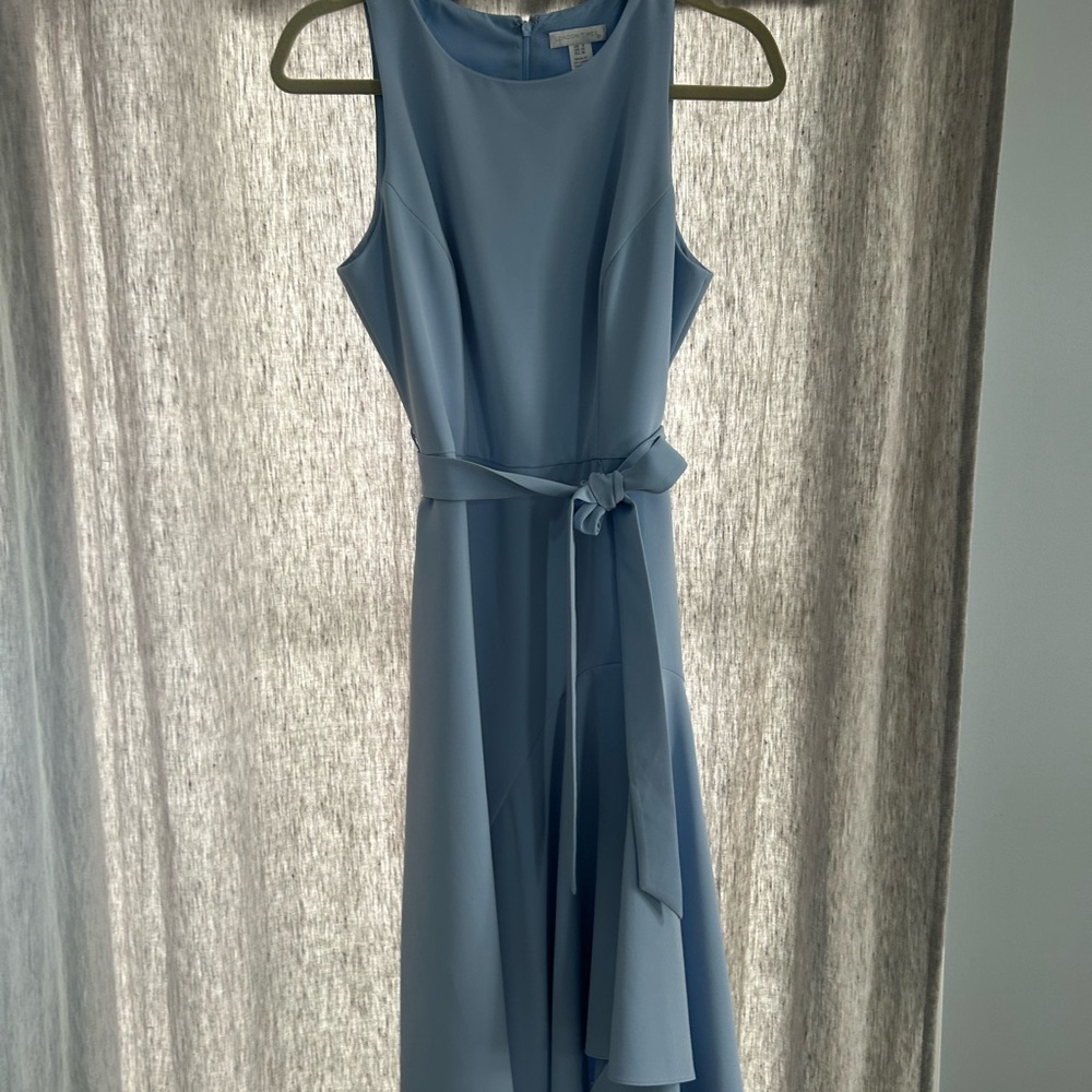 BEAUTIFUL LONDON TIMES BABY BLUE SLEEVELESS MIDI DRESS SIZE 6
